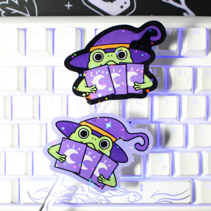 Tarot Froggie Stickers | 2 Colors for wholesale by Nikury