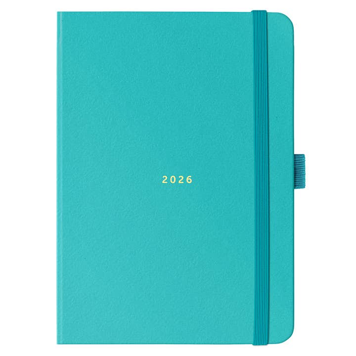 2026 A6 Diary, Weekly Planner, To Do Lists & Notes |Turq for wholesale by Busy B