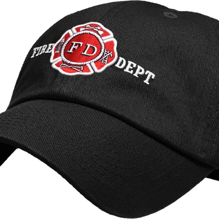 KBETHOS - Vente Casquette de baseball – homme - Casquette vintage « FIRE DEPARTMENT » pour homme12