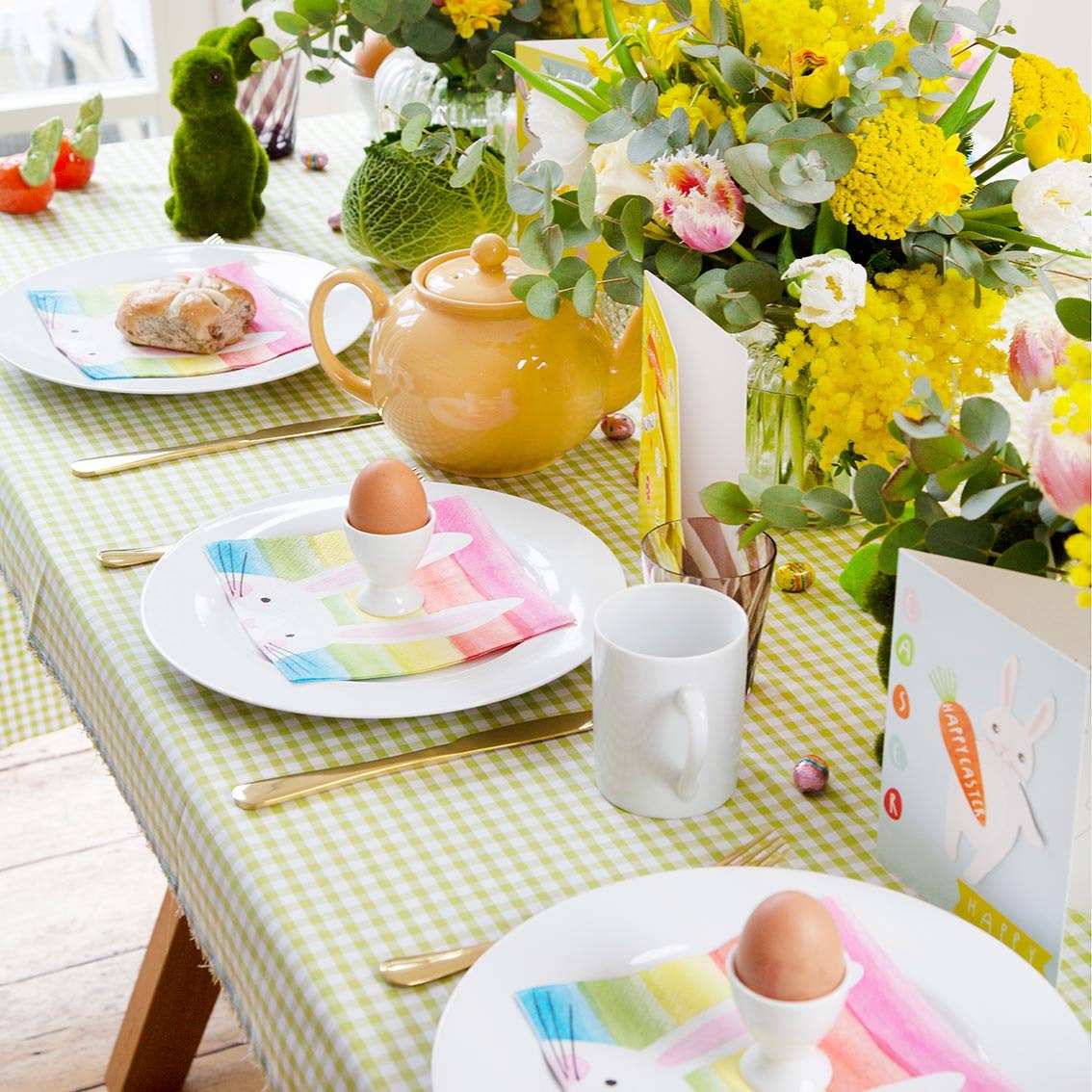 Talking Tables USA - Wholesale Decal - Party Decorations - Grass Bunny Decoration | Easter Decor |4