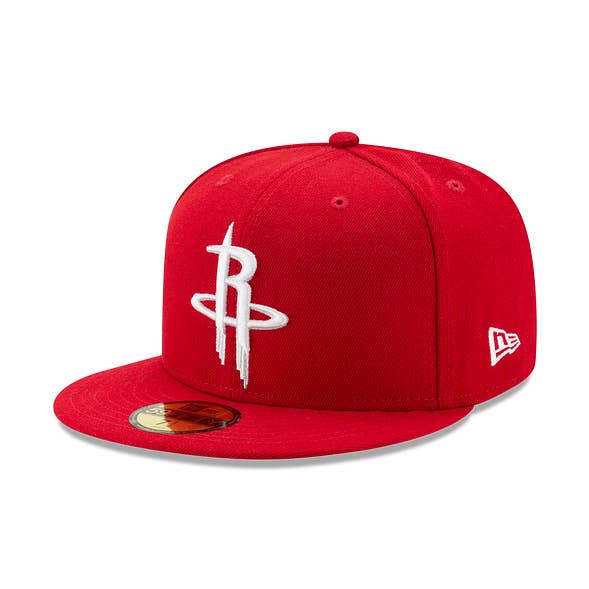 Houston Rockets 59fifty New Era Red Fitted Hat for wholesale by Rat City Sk8 Shop