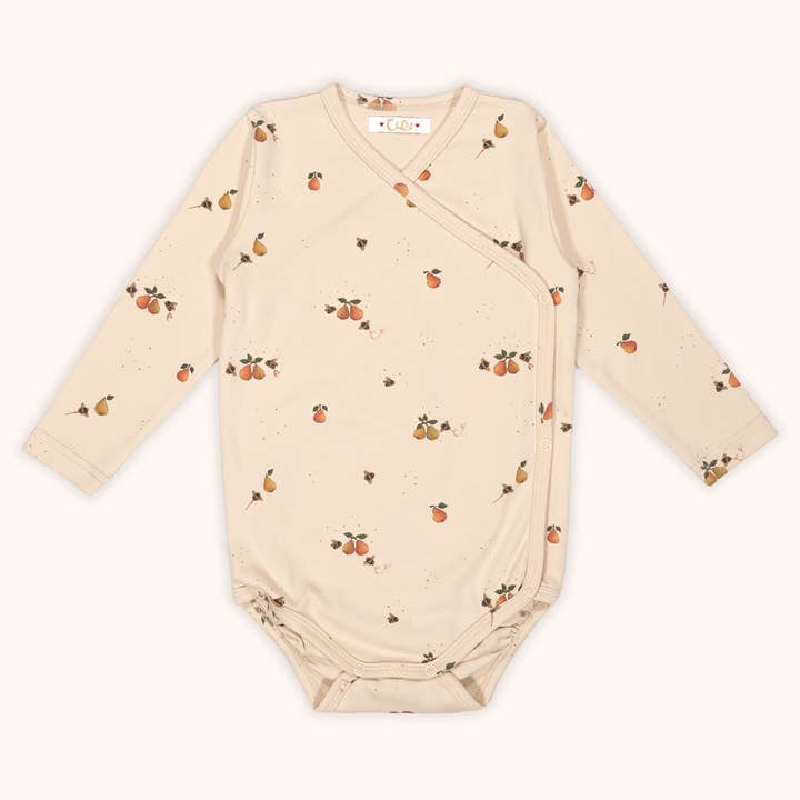 Wrapover Body “Pears & Bees” for wholesale by ChaBil ltd