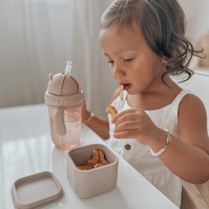 Maighan Distribution - Wholesale Food storage container - noüka Mini Snack Cups 2 PK - Soft Blush/Dust5