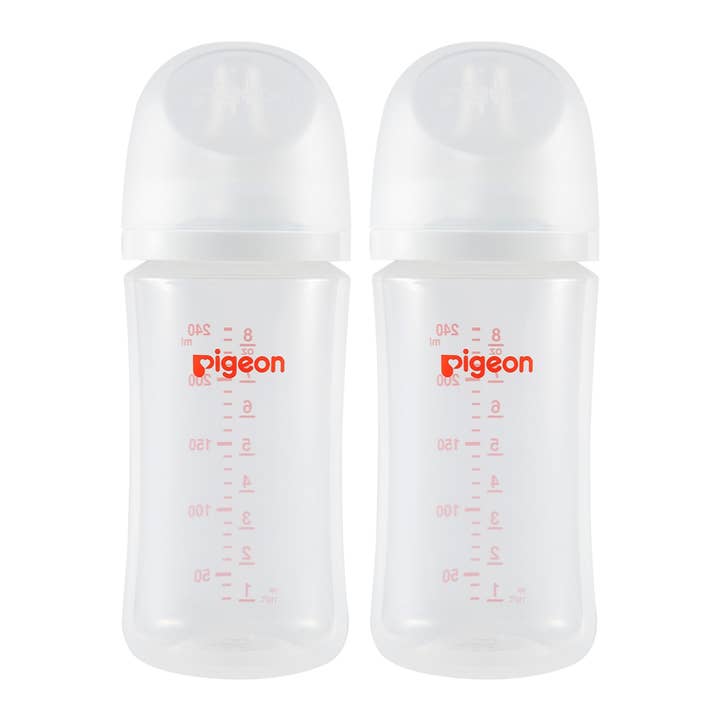 Pigeon PP Nursing Baby Bottle Wide Neck,8.1Oz,2PCs for wholesale by Pigeon USA