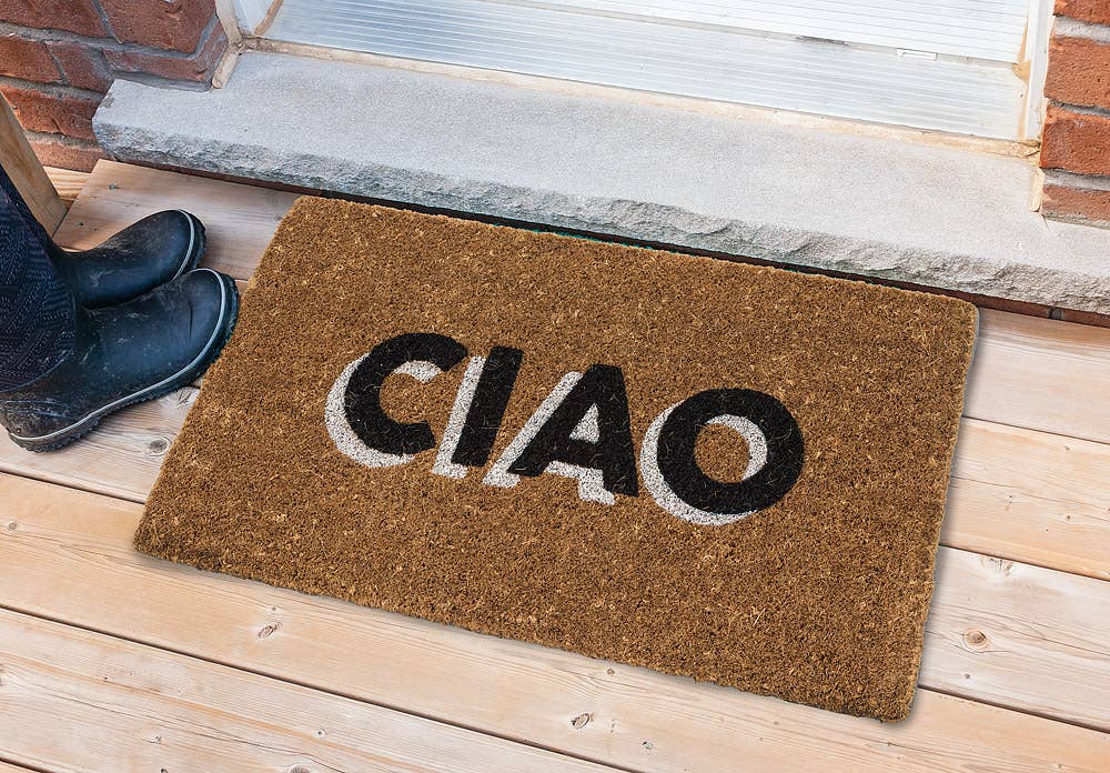 Abbott - Wholesale Door Mat - Graphic CIAO Doormat-18x30"L-32461