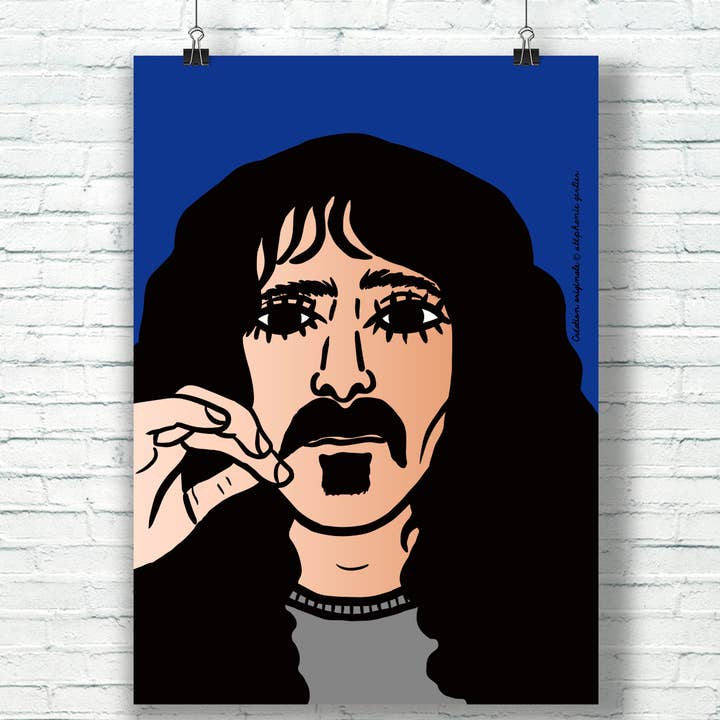 Frank Zappa - Poster - Original Creation for wholesale by T FOR TIGER