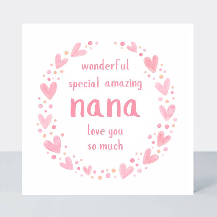 Sweet Hearts Wonderful Special Amazing Nana Pink Heart for wholesale by Petimo
