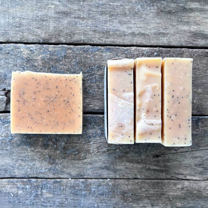 Rough Cut Soap and Sundries - Vente Pains de savon - Pain au pavot et aux agrumes1