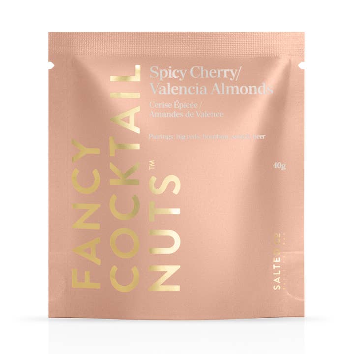 Salted Co Fancy Cocktail Nuts - Wholesale Nuts - 40g Spicy Cherry/ Valencia Almonds0
