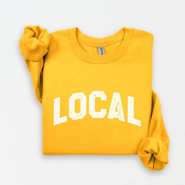 Three Girls Shop - Wholesale Graphic Sweatshirt - Women's - LOCAL Fleece Graphic Sweatshirt 10