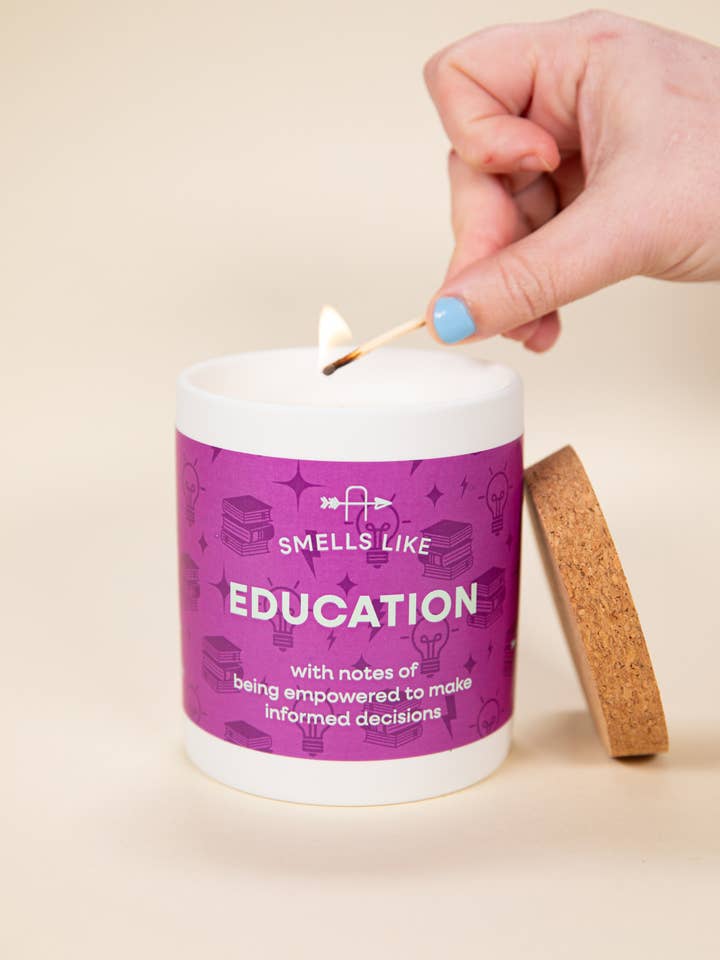 Smells Like Education Candle for wholesale by ARCHd
