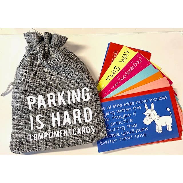 Parkeren is een harde zak vol kaarten voor wholesale door What She Said Creatives