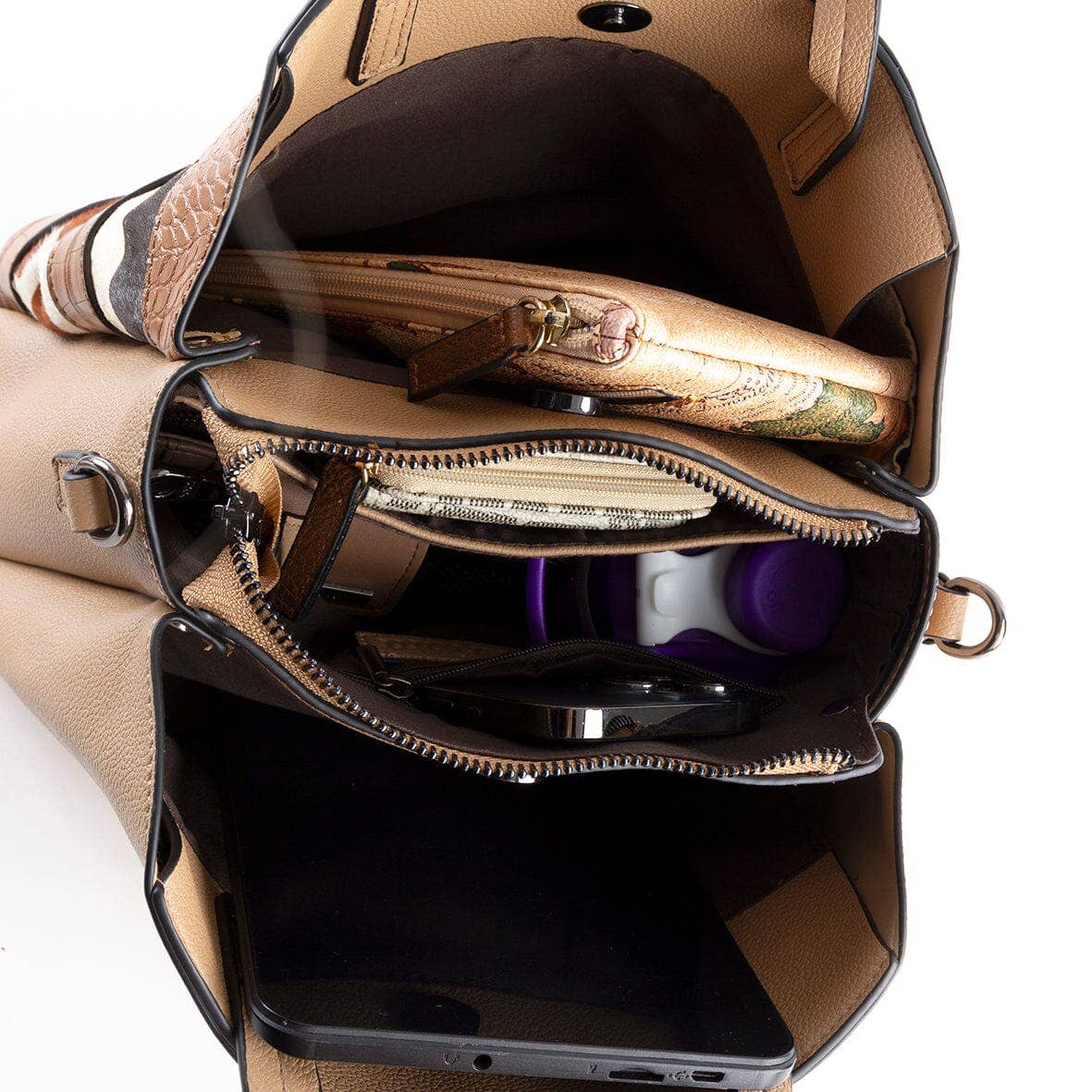 Handbag and shoulder bag with Erium pattern for Women Multicolor for wholesale on Faire3