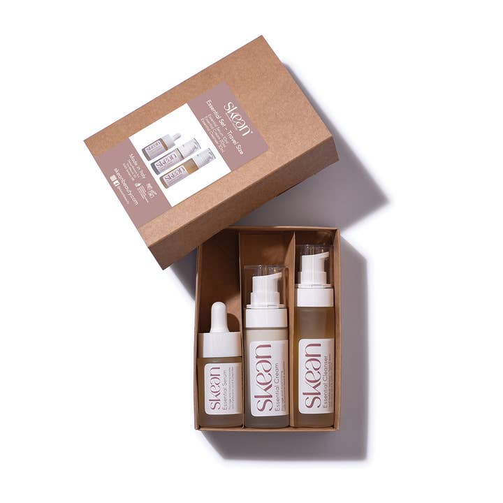 Skean® - Wholesale Facial Care Set/Kit - TRAVEL SIZE anti-aging cleansing kit and moisturizing serum1