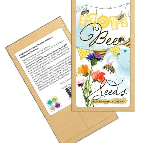 The Creative Idea Shop – Sementes de plantas por atacado – Pacote de sementes sementes de flores silvestres amigáveis para polinizadores MOM TO BE