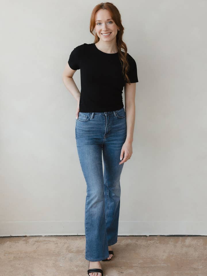 ELIETIAN – wholesale Knit top – Women's – Short Sleeve Waist Length Top48