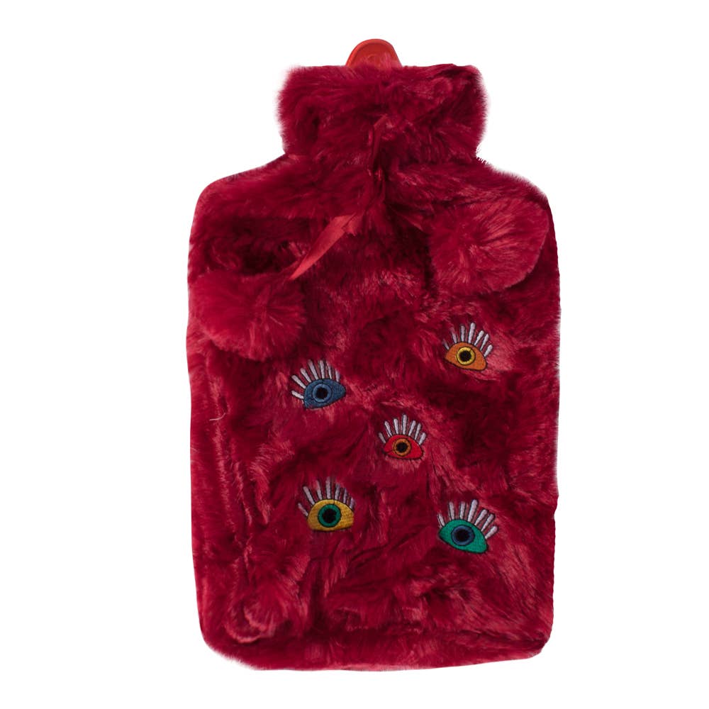 Biggbrands - Vendita all'ingrosso Impacchi caldi/freddi - Borsa dell'acqua calda Biggdesign con copertura in peluche rossa My Eyes On You0