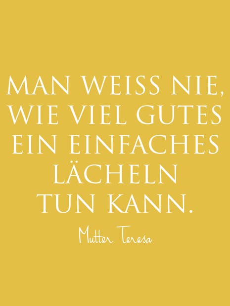 cartolina «Un sorriso semplice...» per la vendita all'ingrosso da parte di WUNDERWORT by Angela Gwinner