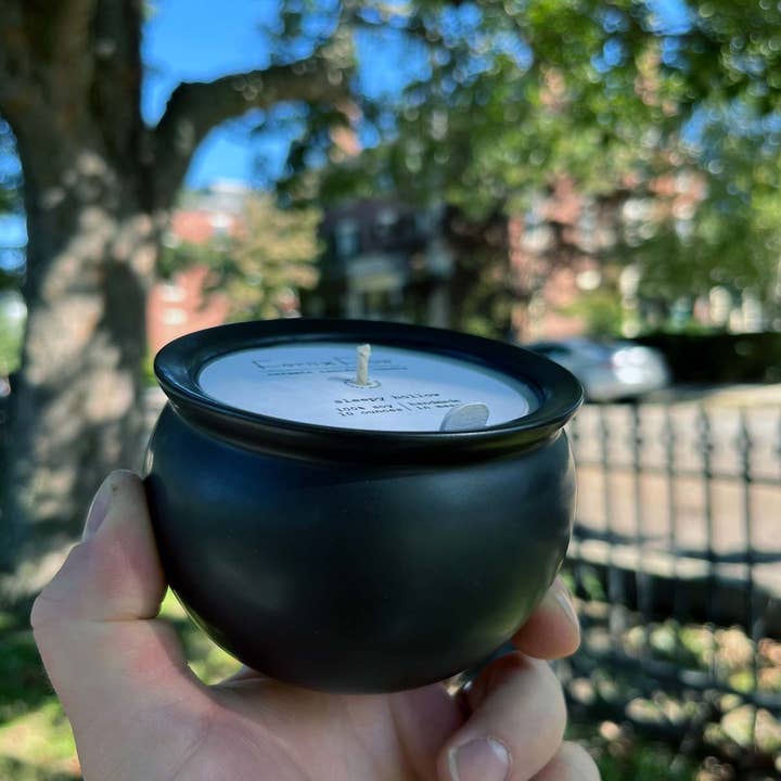 Fern x Flow Soy Candles + Home Fragrance - Wholesale Jar/Filled Candle - Halloween Cauldron Candle, Ceramic Soy Candle & Decor - 10oz11