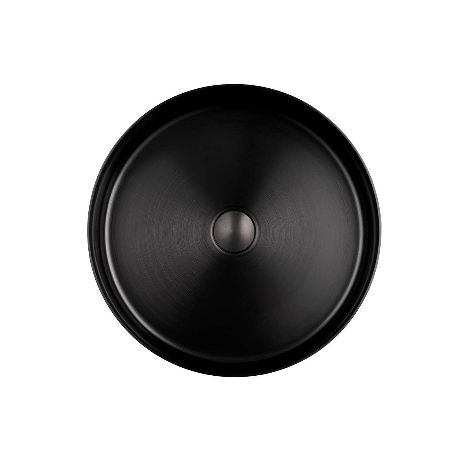 Stilform Handels GmbH - Wholesale Bathroom Mirror - Park washbasin in brushed gunmetal made of the finest stainless steel as a countertop washbasin without tap hole 40 cm4