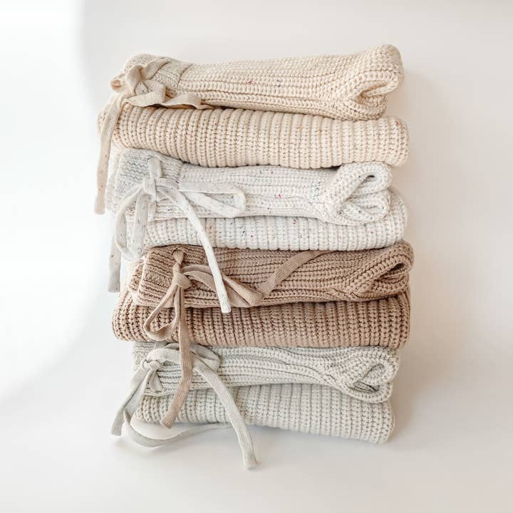 Lmb&Co. - Wholesale Pants - Baby - Chunky Knit Pants | Sage0