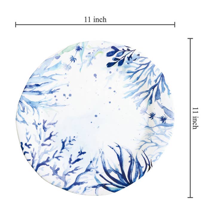 Supreme Housewares - Wholesale Dinner plate - Indigo 11" Melamine Plate1