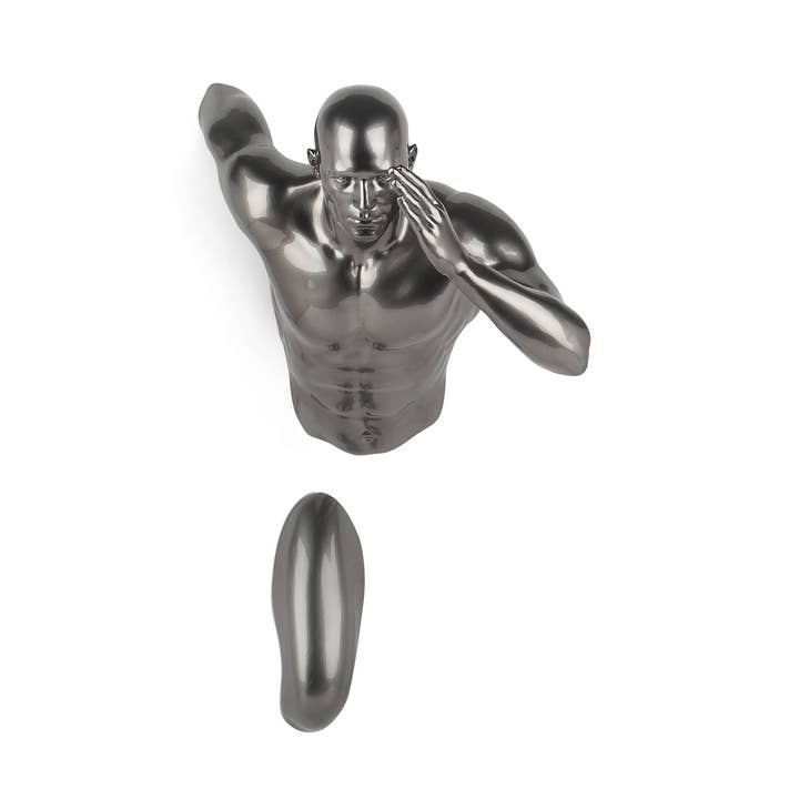 ADM Home Decoration – wholesale Skulptur – 'Man Runner' harts Skulptur9