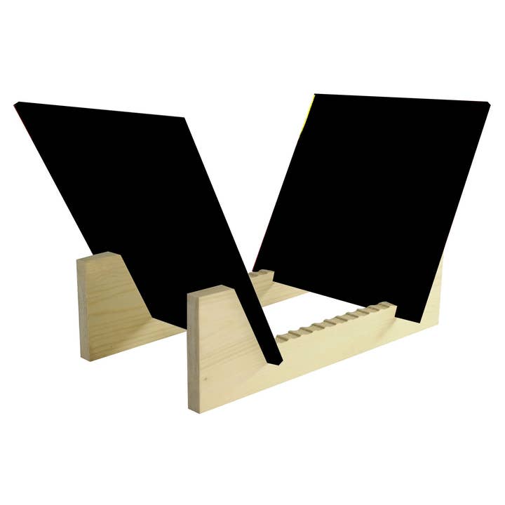 FIXTUREDISPLAYS - Wholesale Retailer Display Stand/Case - Vinyl Record Storage 25-Album Display Holder LP Organizer Tabletop LP Stand