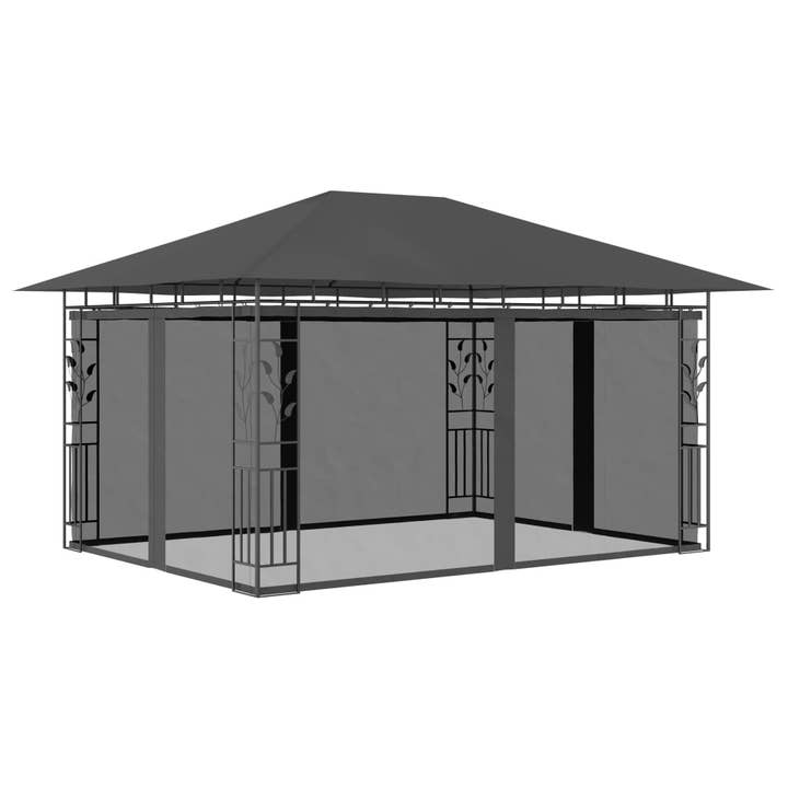 Green's Gazebo with Mosquito Net 13.1'x9.8'x9' Anthracite 0. and other Purchase wholesale mosquito net fabric. Free returns & net 60 terms on Faire trending on Faire.