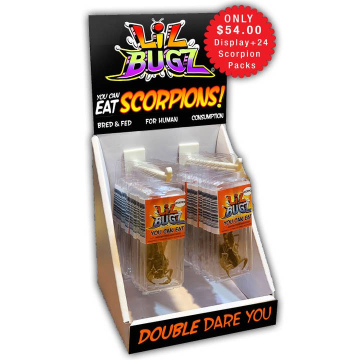 EntoLife Edible Insects - Crickets, Ants & Scorpions! - Wholesale Cake/Cupcake Topper - Lil Bugz You Can Eat | Real Edible Scorpions2