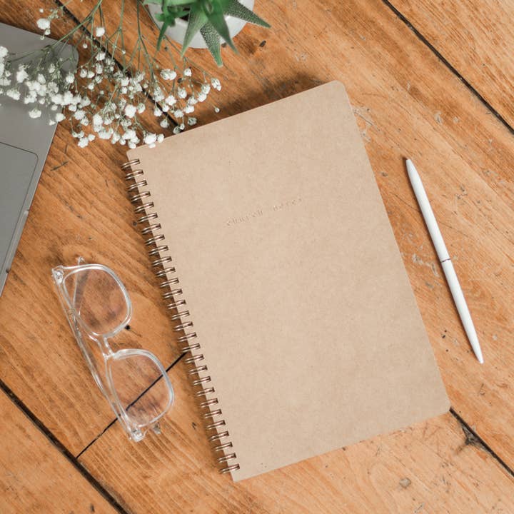 Church Notes Co. - Wholesale Notebook - Kraft Church Notes Bible Study Notebook