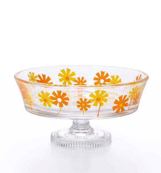 ADERIA - Wholesale Serve Bowl - ADERIA Retro | Footed Serving Bowl | 7 Pattern Options2