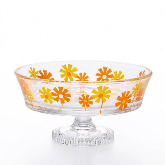 ADERIA - Wholesale Serve Bowl - ADERIA Retro | Footed Serving Bowl | 7 Pattern Options2