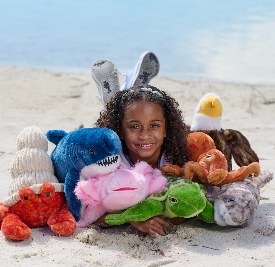 The Petting Zoo - Wholesale Stuffed/Plush Toy - Kids & Baby - Earth Keeperz Bald Eagle small 10" Recycled Plush3