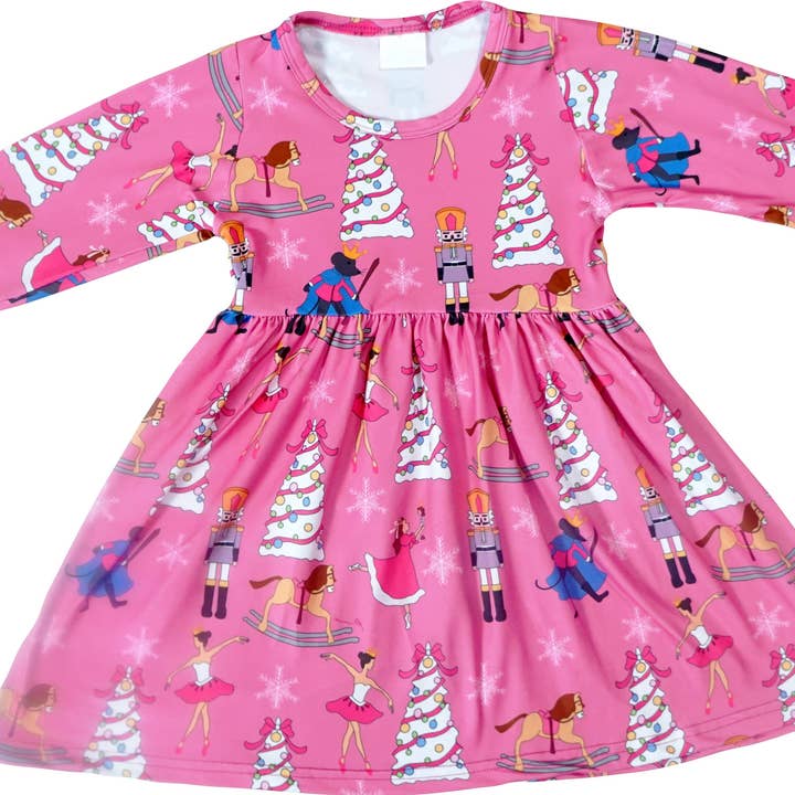 Baby Piger Jul Nøddeknækkeren Ballet Kjole for engroshandel hos Amor Babee