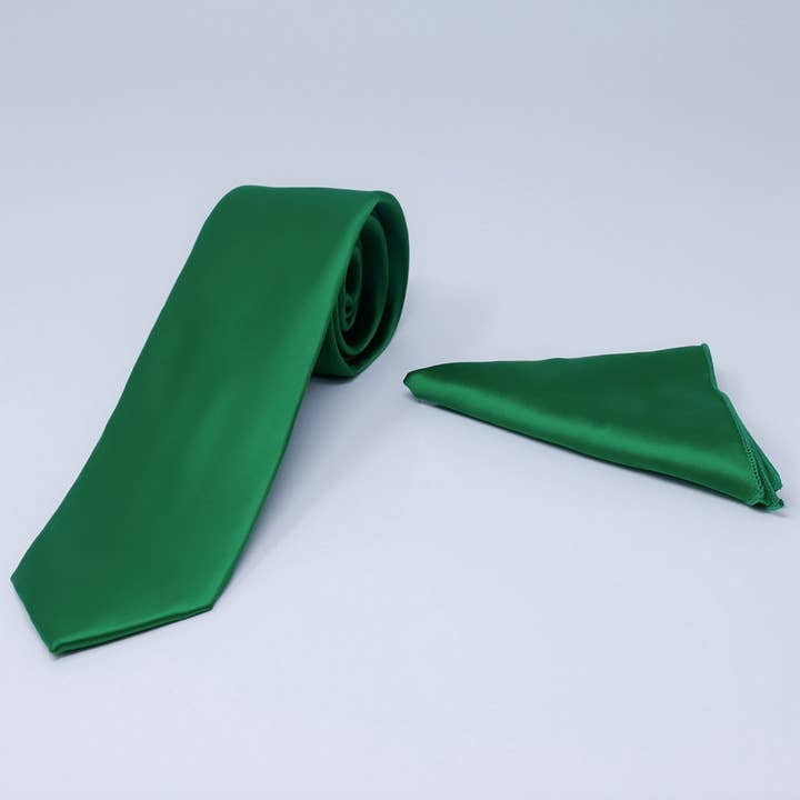 BARABAS - Wholesale Necktie - Men's - Men's Solid Shiny Satin Luxury Formal Necktie 4NT015