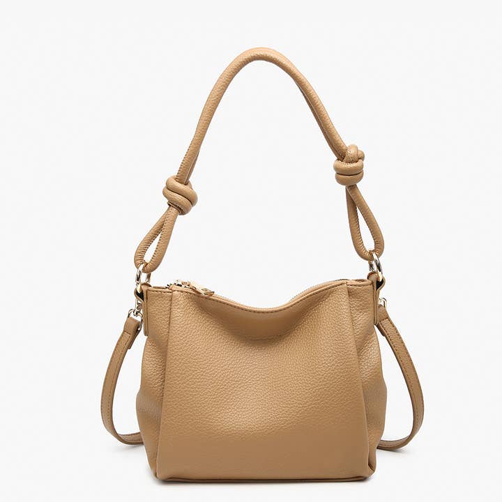 Jen & Co. - Wholesale Satchel - Women's - JN2651 Chicago Knotted Shoulder Bag w/ Long Strap