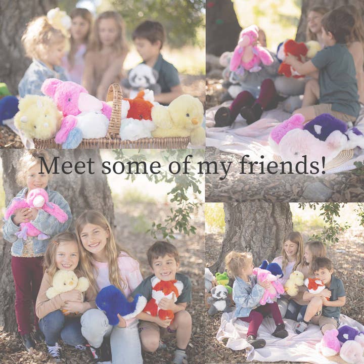 Beverly Hills Teddy Bear Company - Wholesale Stuffed/Plush Toy - Kids & Baby - World's Softest 11 inch - Pink Baby Whale Plush Toy for Kids