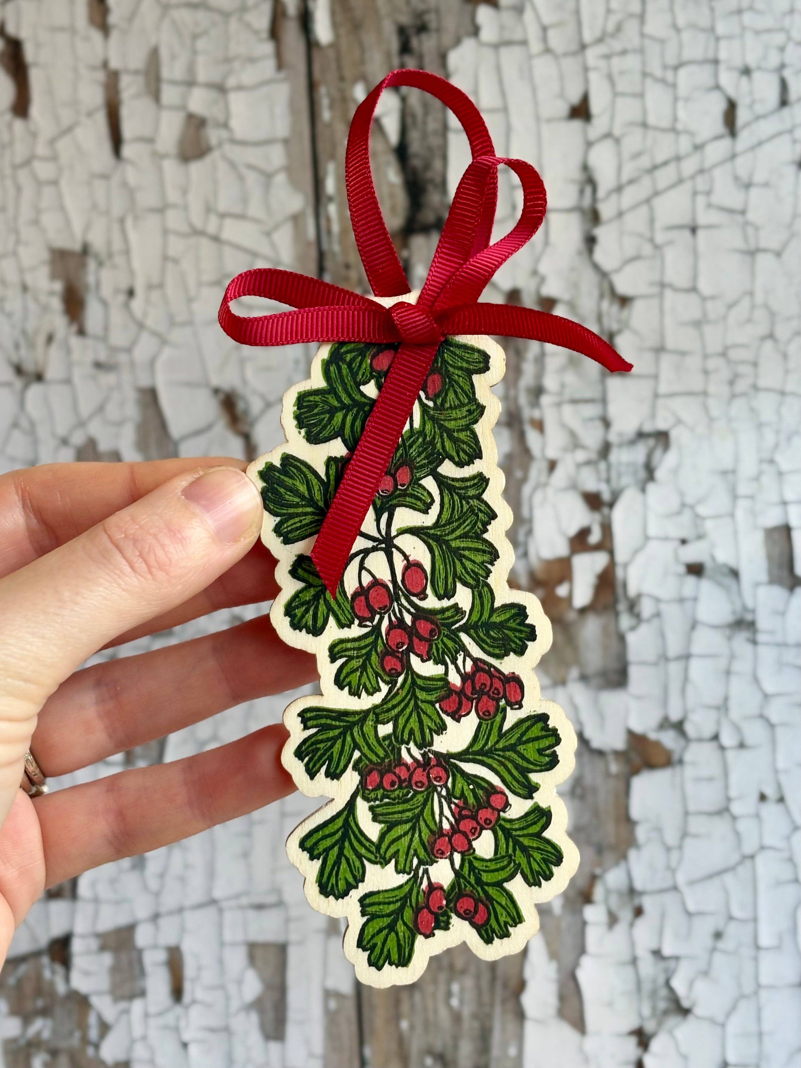 Beth Lewis Art - Wholesale Ornament - Wooden Tree Decorations27