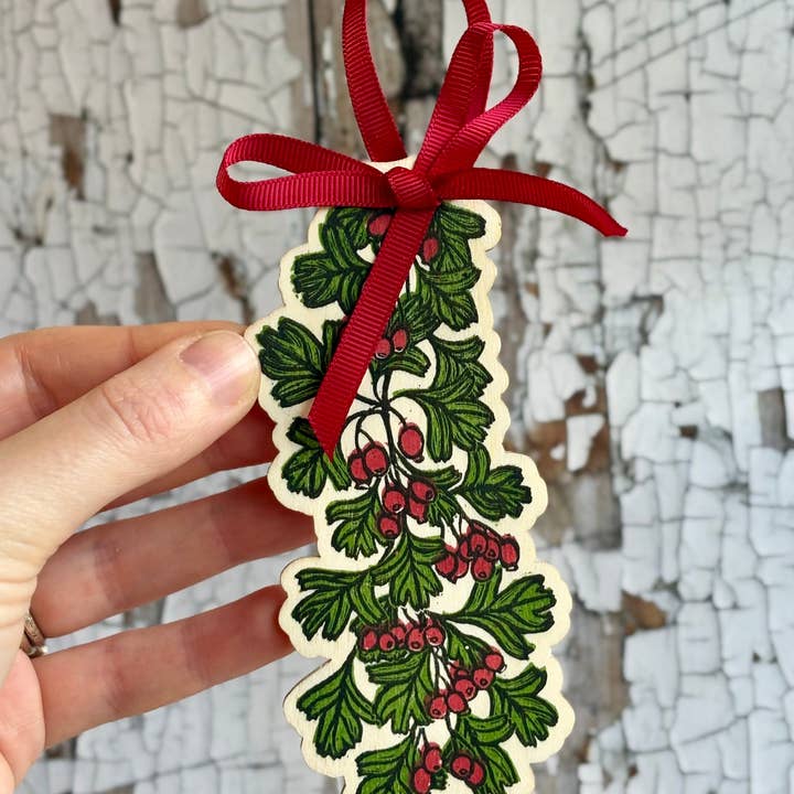 Beth Lewis Art - Wholesale Ornament - Wooden Tree Decorations27
