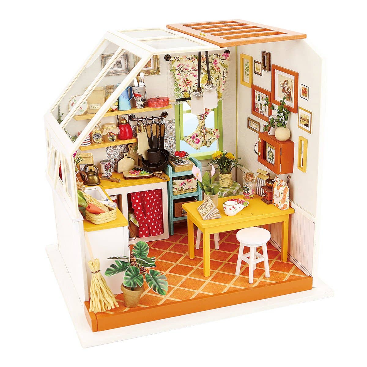 Alemán Casa de Muñecas en Miniatura Pequeña De Pie Jirafa 