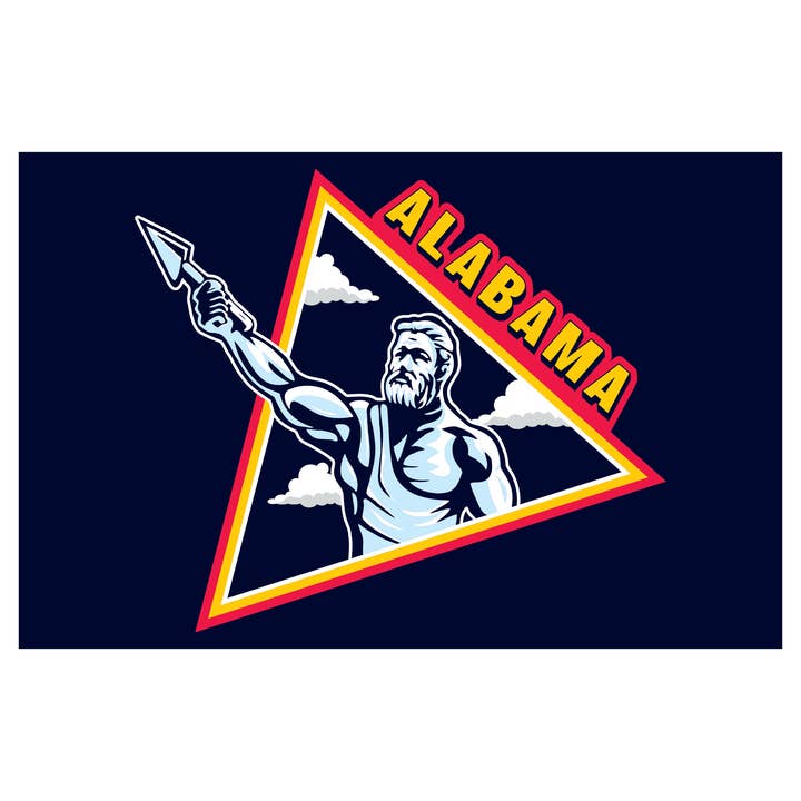 Postcard - Alabam Statue for wholesale by Morris Magnets