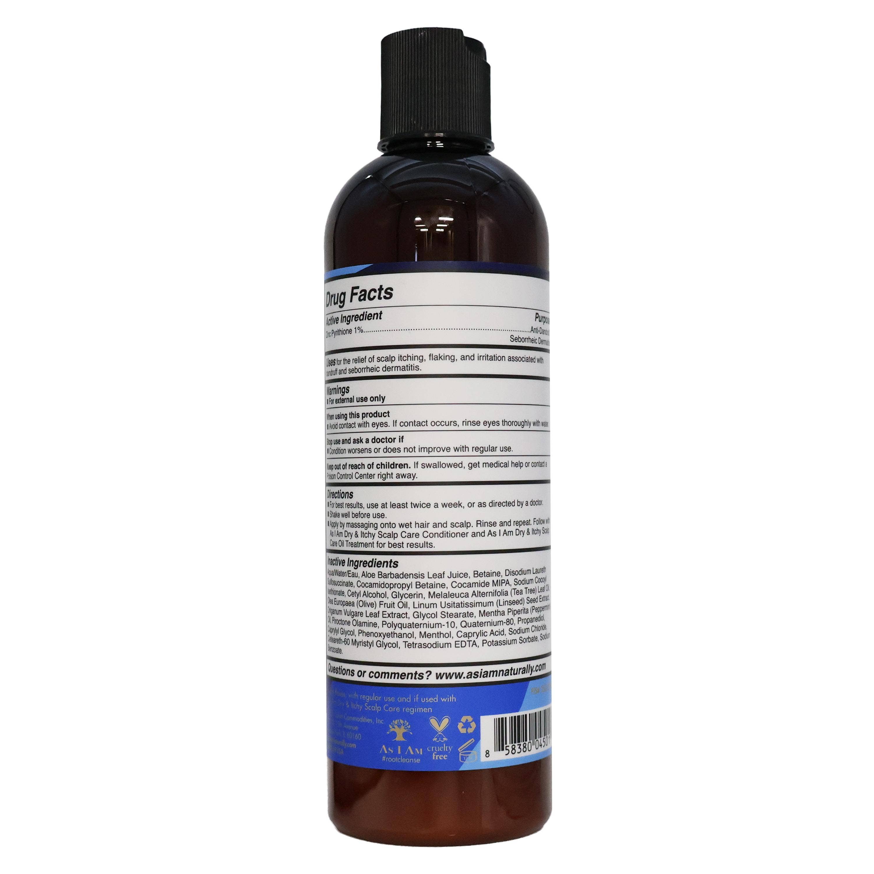 KT Supply - Wholesale Hair Shampoo - As I am Dry and Itchy Scalp Care Shampoo, 12 Oz.1