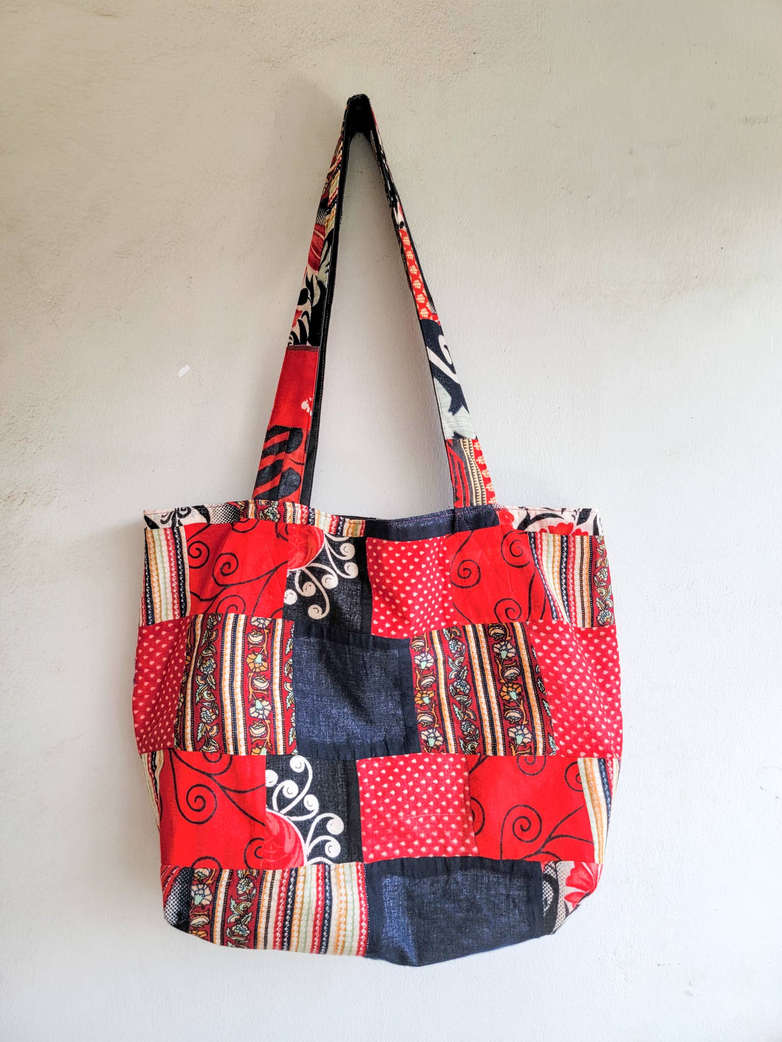 Shakti.ism - Wholesale Tote Bag - Women's - Colourful Sari Patchwork Tote Bag, Fair Trade Market Shopper7