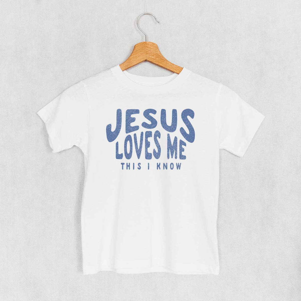 Ivy + Cloth - Vente T-shirt sérigraphié – enfant - Jésus m'aime, je le sais (enfants)4