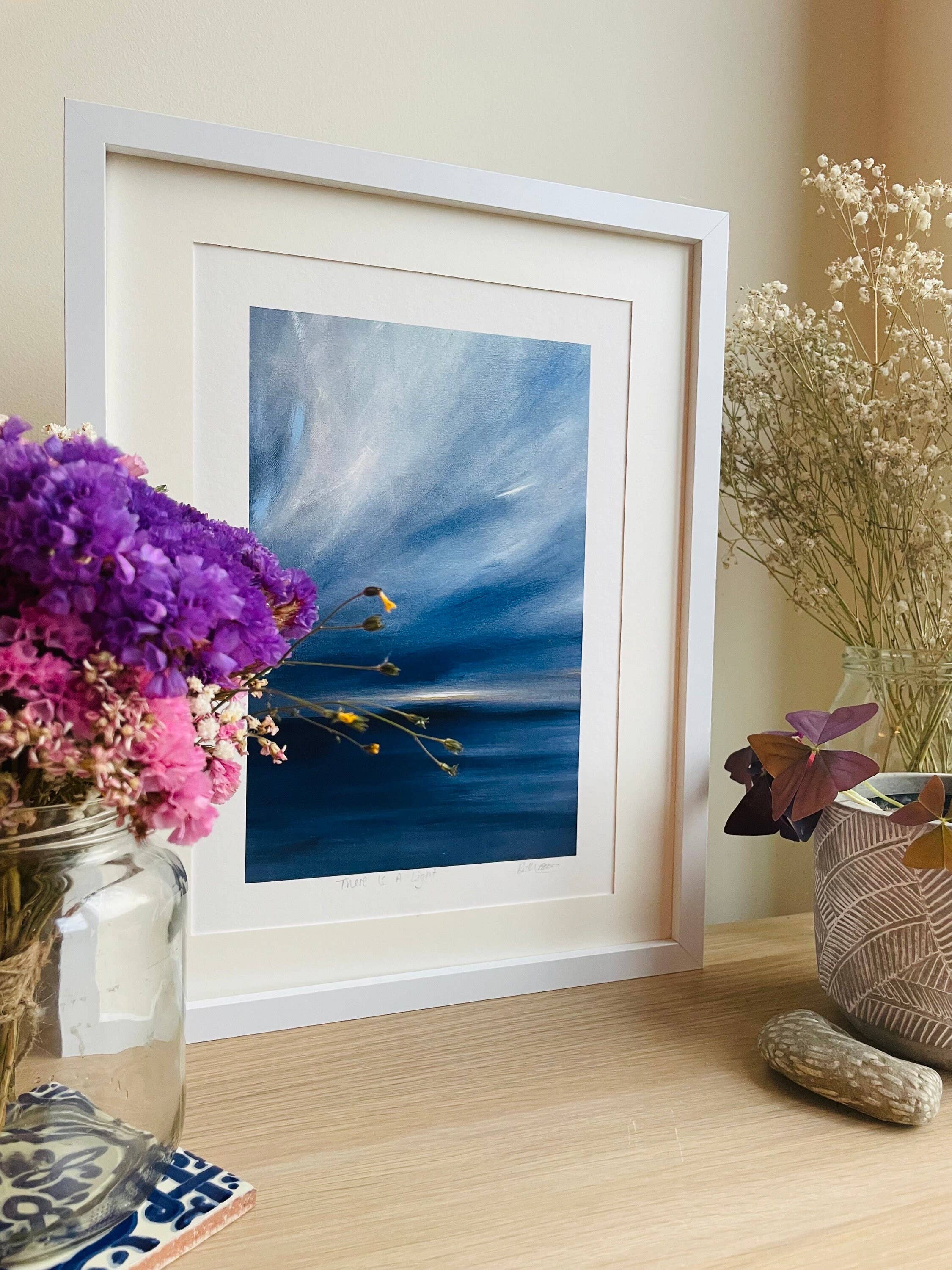 Beth Garner - Wholesale Art Print - 'There Is A Light', A4 Seascape Print1