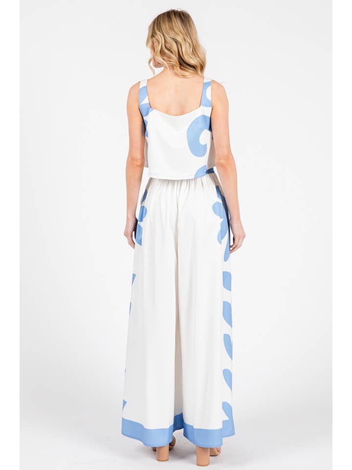 Peace Love Line - Wholesale Top & Pant Set (NOT Loungewear) - Women's - PL7472 - PRINTED WOVEN TOP AND PANT SET16