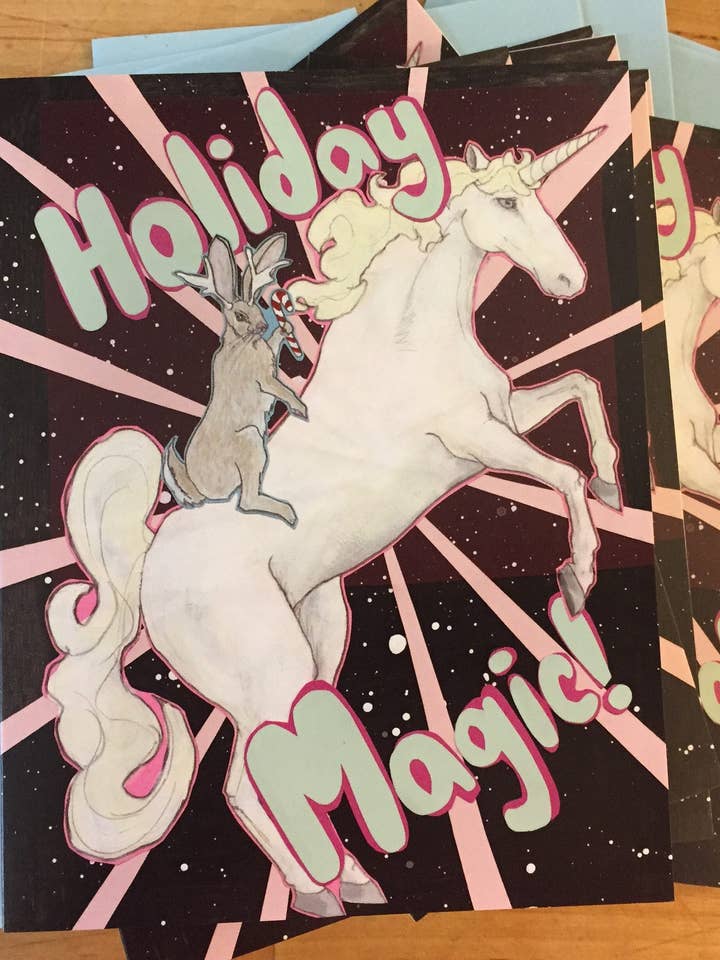 Cartões em caixa de férias mágicas por atacado de Sunde White Industries