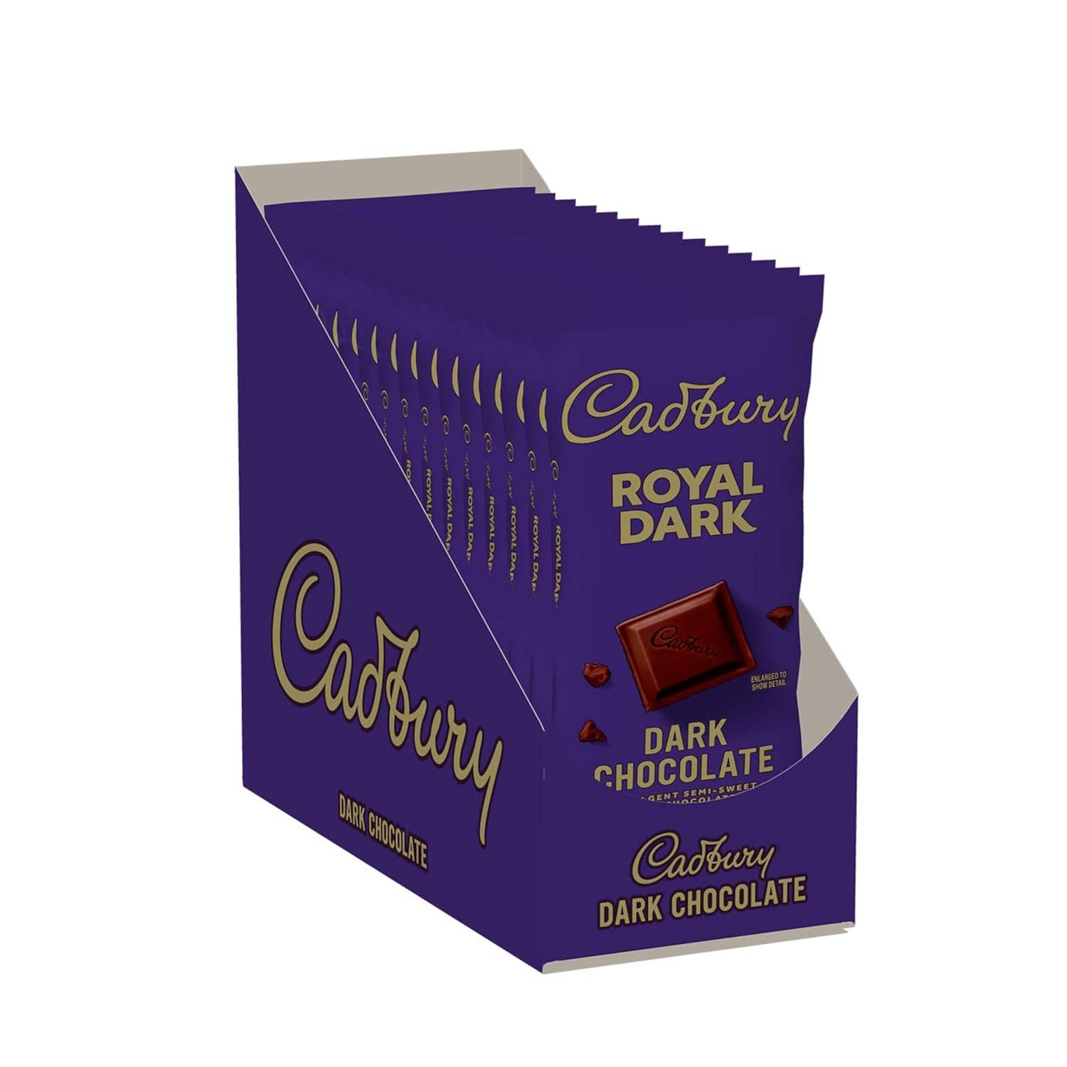 Horizon Top Market - Wholesale Chocolate Bar - CADBURY ROYAL DARK Dark Chocolate Candy Bars, 3.5 oz x14 1