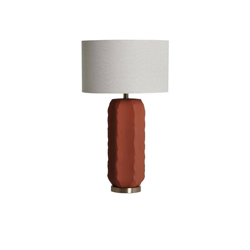 Kodu - Wholesale Accent/Desk Lamp - Terracotta-colored ceramic table lamp 43x43x750